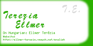 terezia ellmer business card